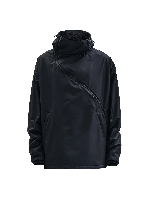 Men's Hoodies for Streetweargurutze insulated hoodie black