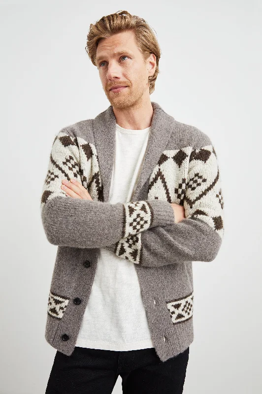 Men's Sweaters for SpringKALLIO CARDIGAN - MAPLE OAT