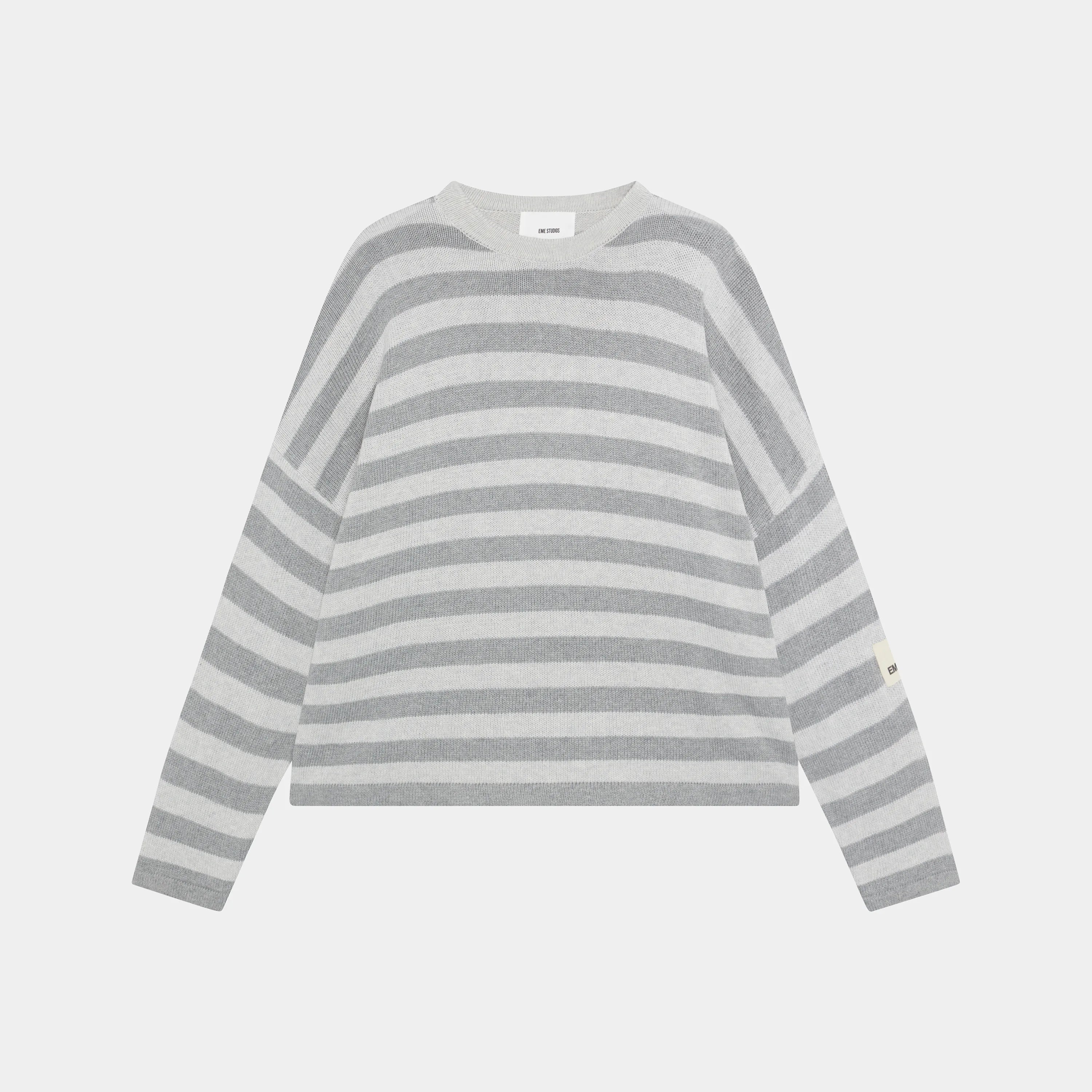 Men's Sweaters with Relaxed FitsLié Gray Oversized Knit