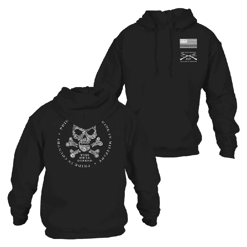 Men's Hoodies for Casual WearDeath Paisley Hoodie - Black