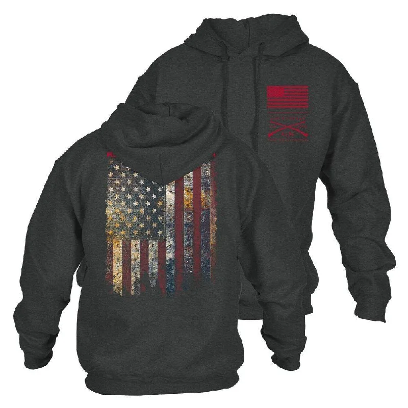 Men's Hoodies for TravelRed Blood Blue Collar® Hoodie - Dark Heather