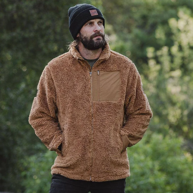 Men's Hoodies with Reinforced CuffsMen's Standard Issue Sherpa Fleece - Coyote