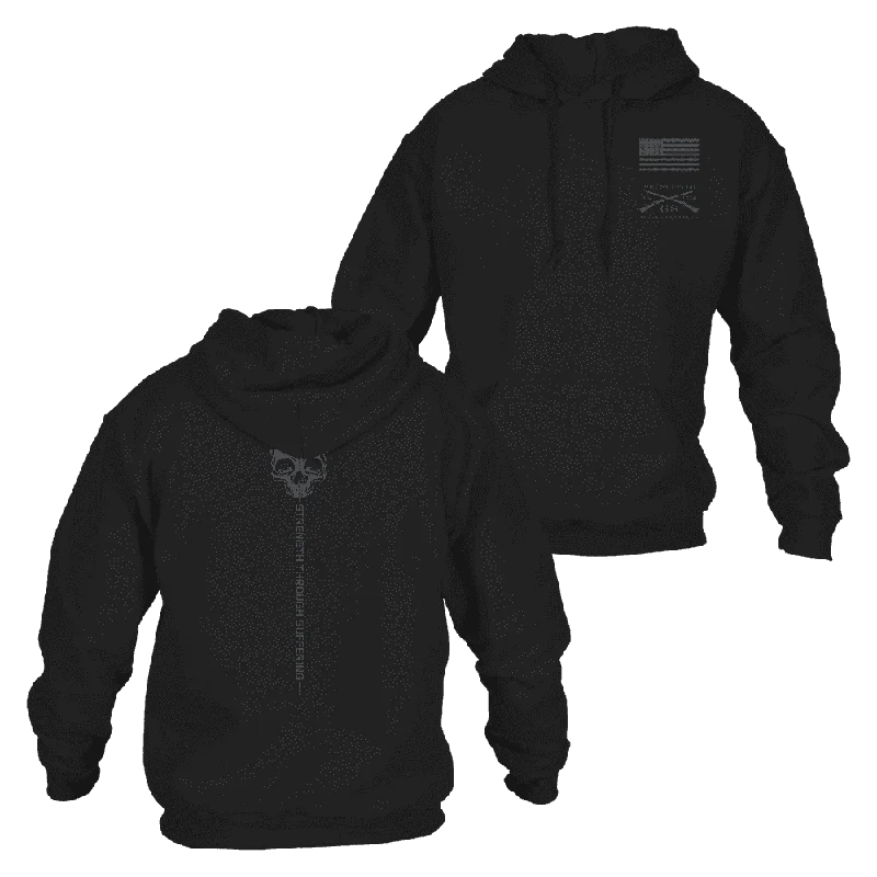 Men's Hoodies for SnowboardingStrength Through Suffering Hoodie - Black