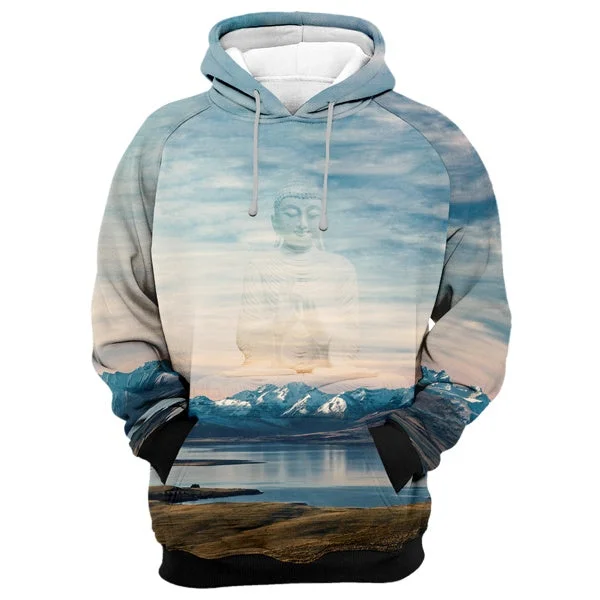 Men's Hoodies with Screen-Printed GraphicsMountains Buddha Hoodie