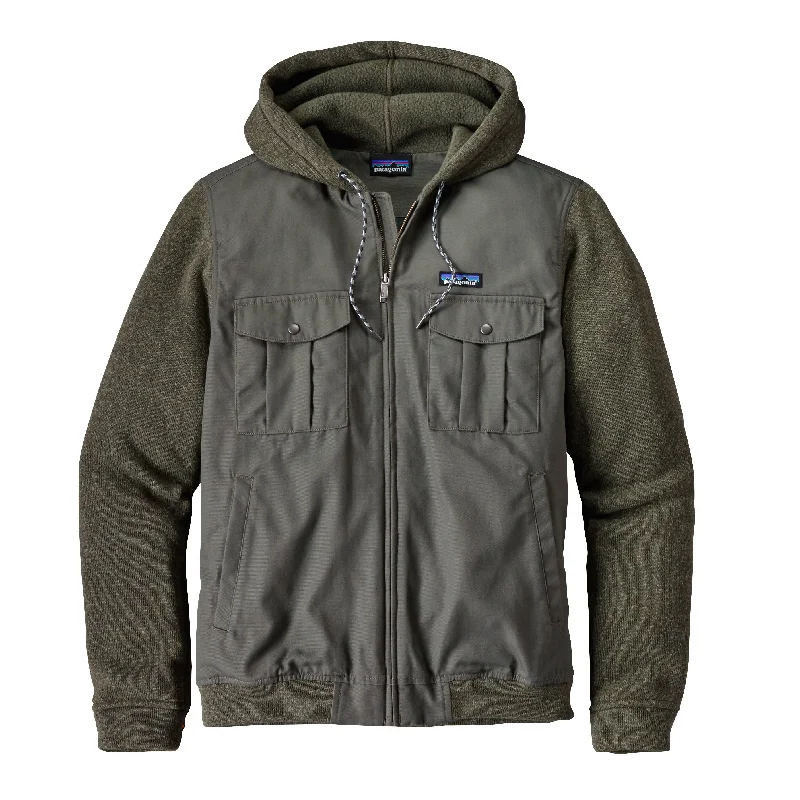 Men's Coats with Chest PocketsM's Better Sweater® Hybrid Hoody