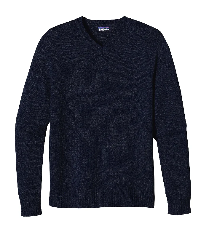 Men's Sweaters with Intarsia DesignsM's Lambswool V-Neck