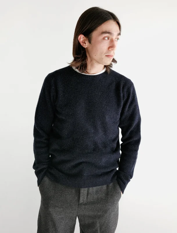 Men's Sweaters with SnapsMerino Cashmere Sweater Navy