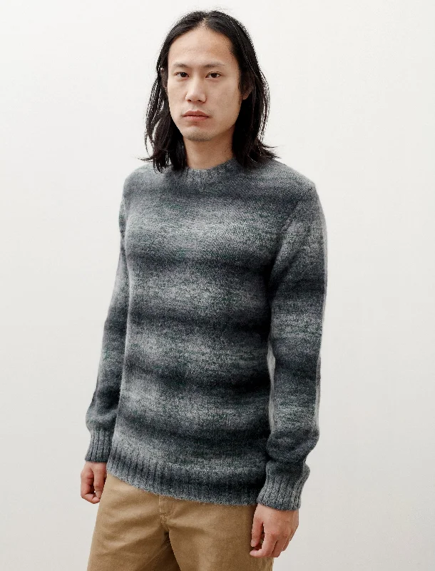 Men's Sweaters with Hooks and LoopsSigfred Space Dye Medium Grey