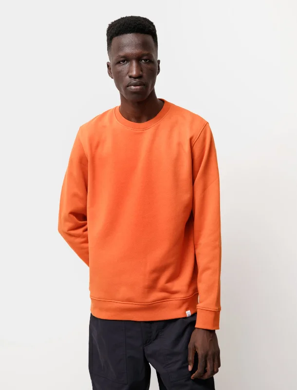 Men's Sweaters with Hoods and DrawstringsVagn Classic Crew Orange