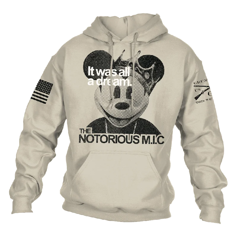 Functional Men's Workout HoodiesNotorious M.I.C. Hoodie - Sand