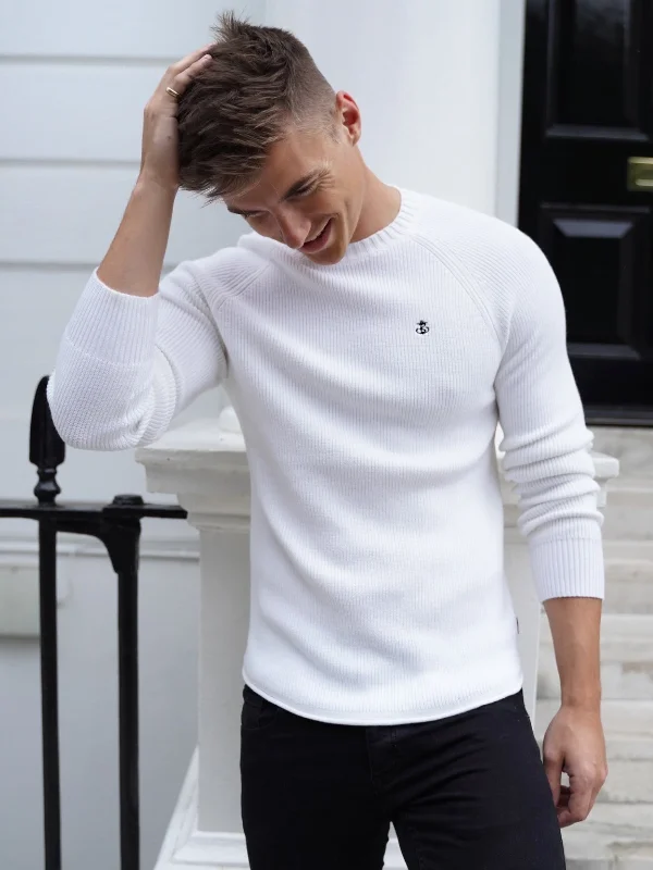 Men's Hoodies for Casual WearOxley Knit Jumper - White