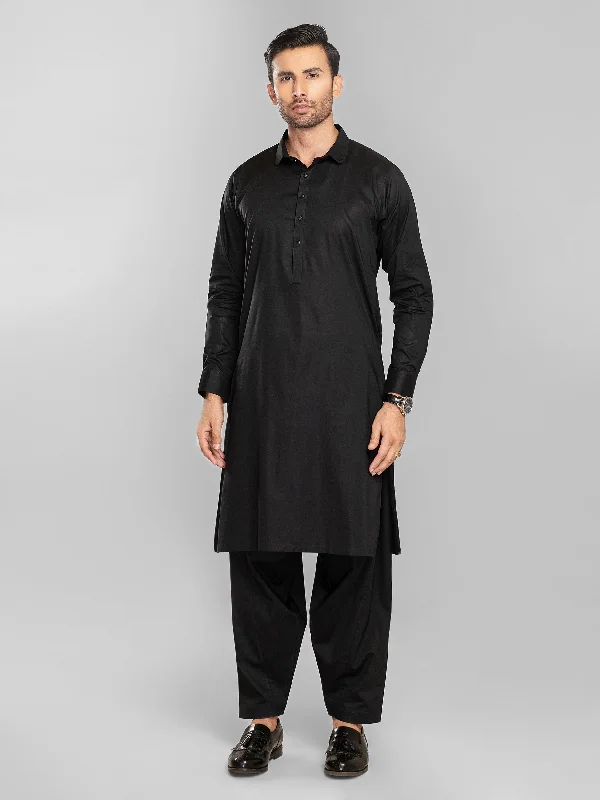 Men's Shirts with Embellished CollarsCotton Suit