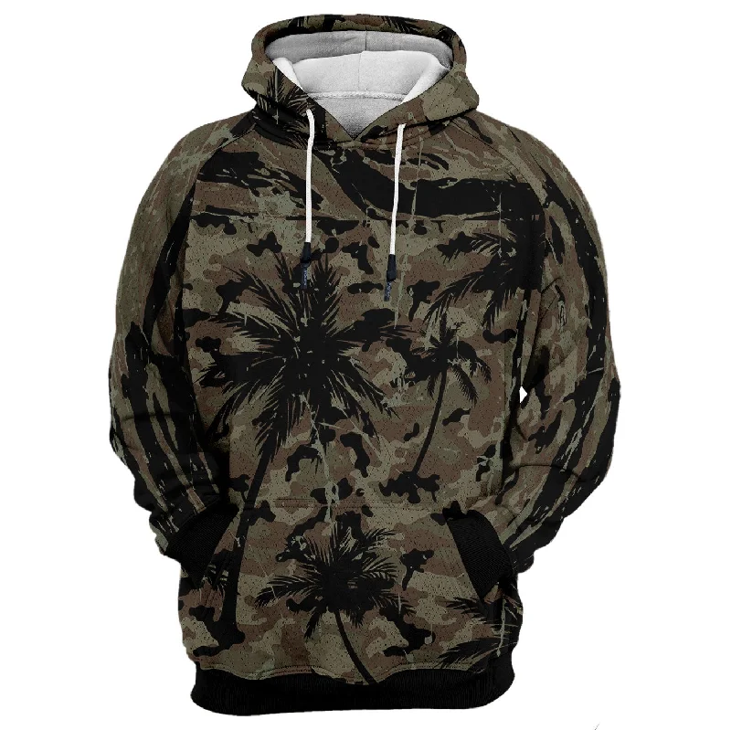 Men's Hoodies with Adjustable HoodsPalm Camo Hoodie