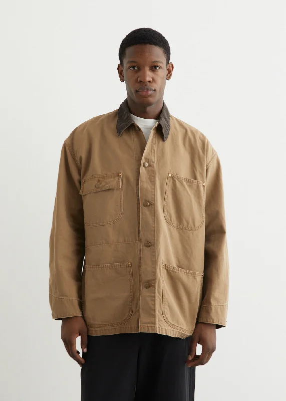 Men's Coats with ZippersRelaxed Fit Coverall