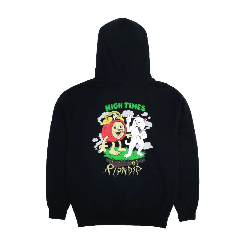 Casual Men's Zip-Up HoodiesRipndip x High Times Hoodie (Black)