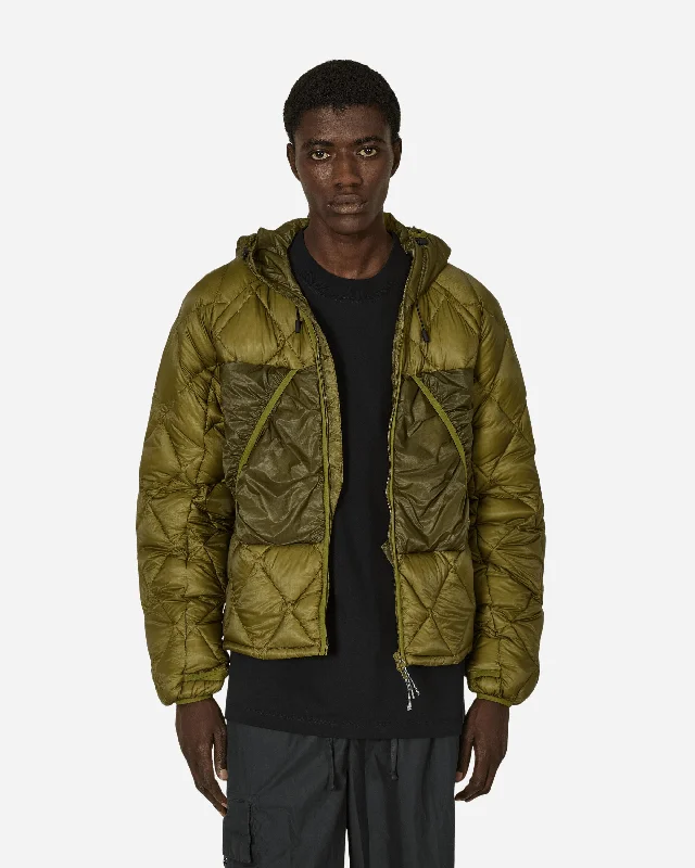 Men's Coats with Breathable FabricLight Down Jacket Olive Branch