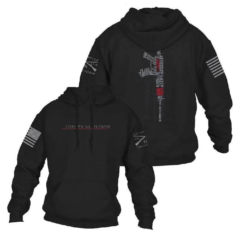 Men's Hoodies for CampingSecond Amendment 2.0 Hoodie - Black