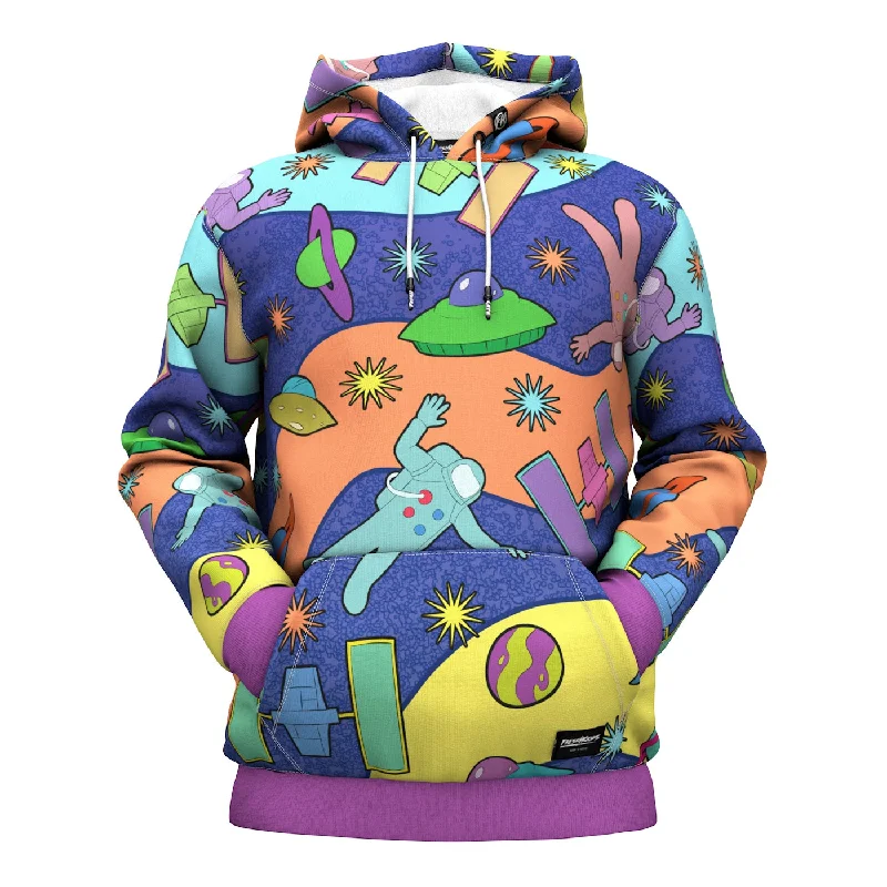 Men's Hoodies with Reinforced StitchingSpaceships Hoodie