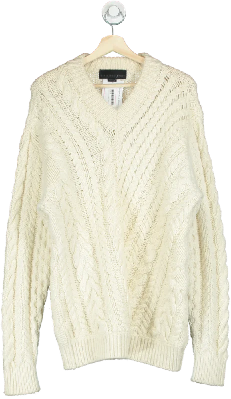 Versatile Men's Tank TopsStella McCartney Cream Cable Knit Jumper UK XS