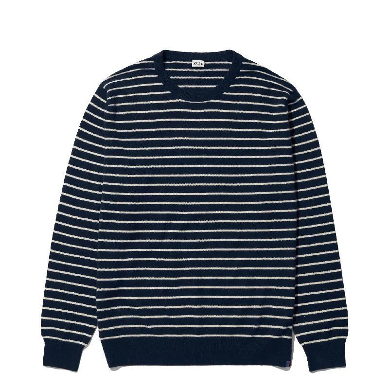 Men's Sweaters with SequinsThe Cashmere Edward - Navy/Cream