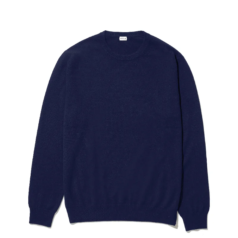 Men's Sweaters with Drawstring WaistbandsThe Cashmere Edward - Navy