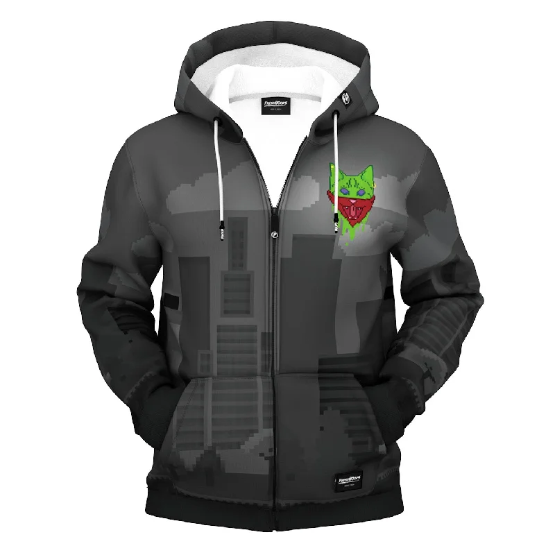 Men's Hoodies with Adjustable SleevesTry Again Zip Up Hoodie