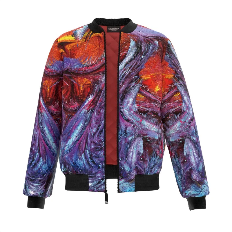 Men's Coats with Convertible CollarsUnnaturally Alien 28: The Sunset Bomber Jacket