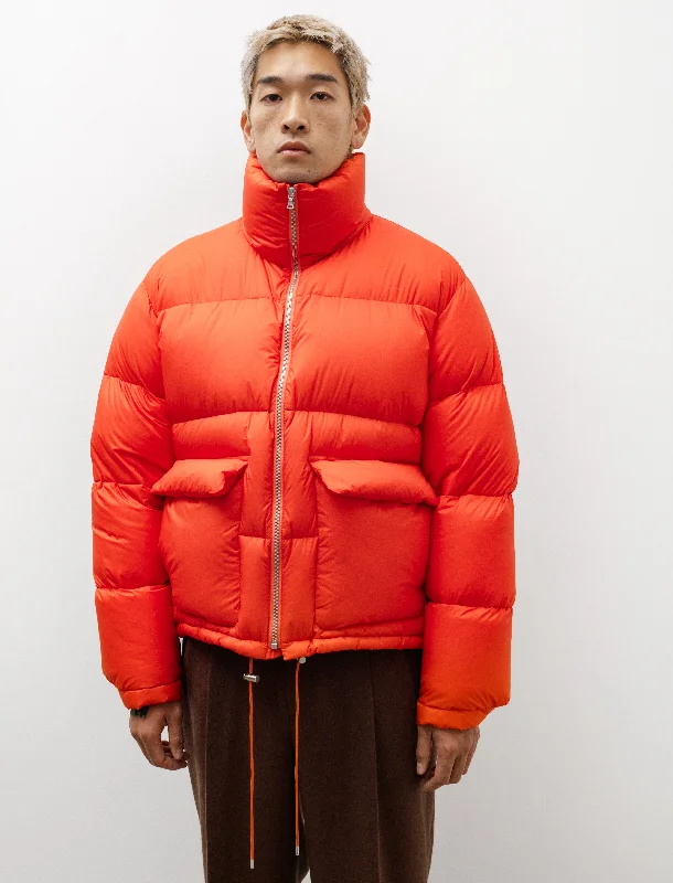 Men's Coats for Ice FishingSuper Light Nylon Ripstop Down Blouson Orange