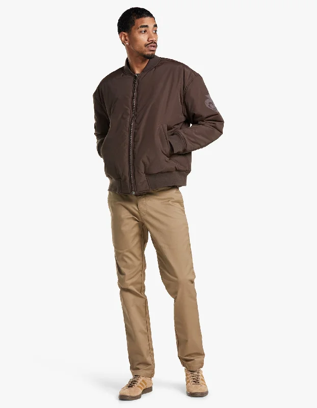 Men's Coats for Ice FishingZip Bomber - Brown