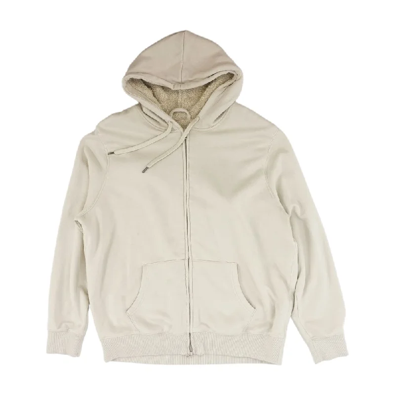 Men's Coats with Wind-Resistant FabricBeige Solid Lightweight Jacket