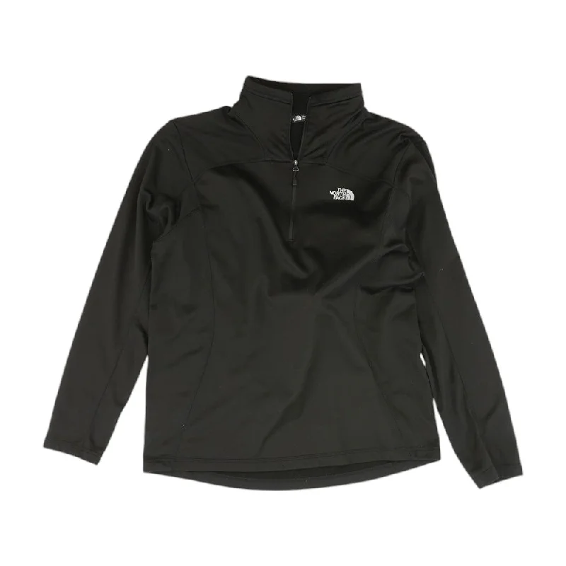 Men's Coats with Slim FitsBlack Solid 1/4 Zip Pullover