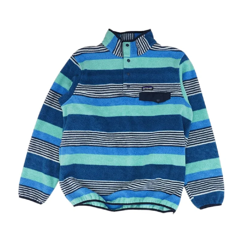 Classic Men's Trench CoatsBlue Striped Active Pullover