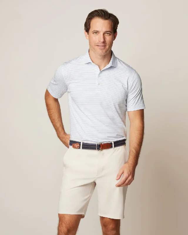 Men's Shirts with Single-Breasted DesignsMen's Michael Striped Jersey Performance Polo