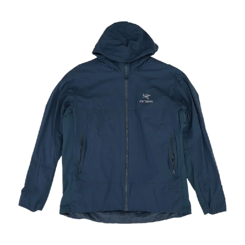 Men's Coats for SnowboardingNavy Solid Lightweight Jacket