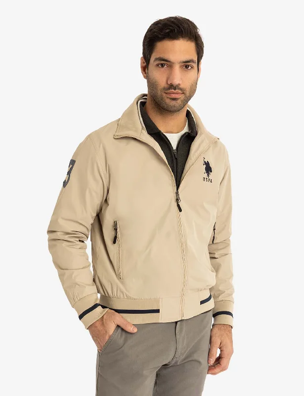 Men's Coats with Water-Repellent FabricTRACK JACKET