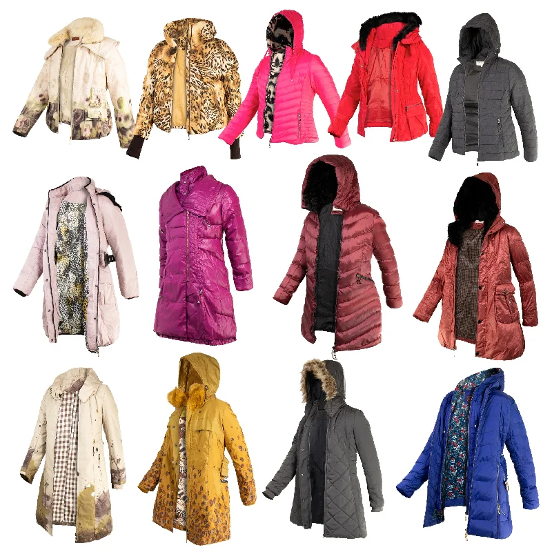 Men's Coats for HikingWomen's Coats in Assorted Styles & Sizes - Bulk Case of 15 Jackets