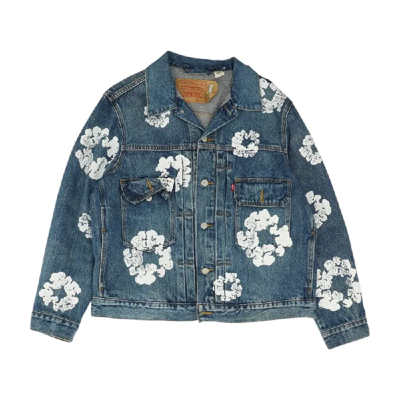 High-Quality Men's Duffle Coatsx Denim Tears Type II All Over Wreath Jacket