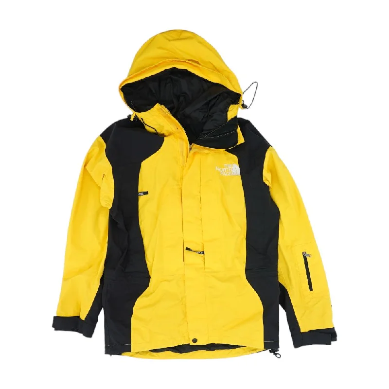 High-Quality Men's Duffle CoatsYellow Color Block Ski Coat