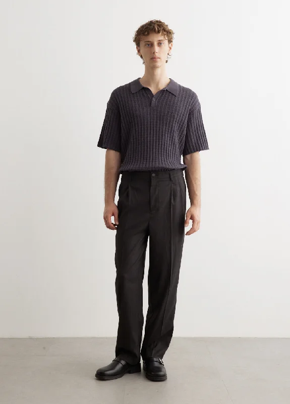 Men's Pants with Side PocketsEvan Herringbone Tailored Pants