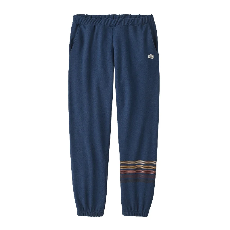 Men's Pants with Button-Down PocketsMen's Line Logo Ridge Stripe Uprisal Sweatpants